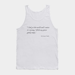 A Quote by Langston Hughes Tank Top